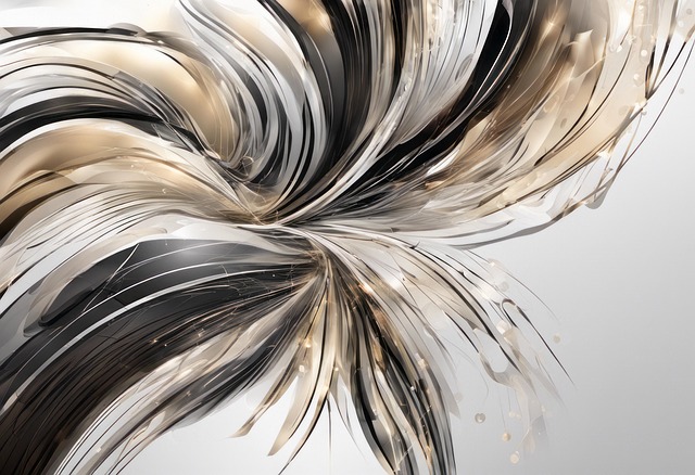Free ai generated abstract fluid shapes illustration