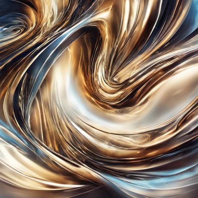 Free ai generated abstract fluid shapes illustration