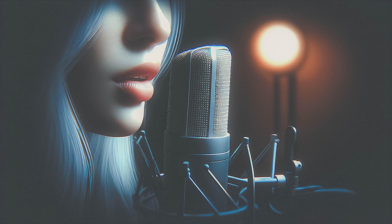 Download Ai Generated Podcast Microphone Royalty Free Stock
