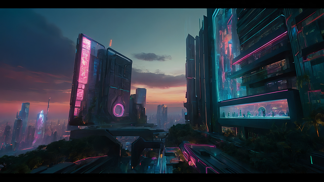 Free City Buildings illustration and picture