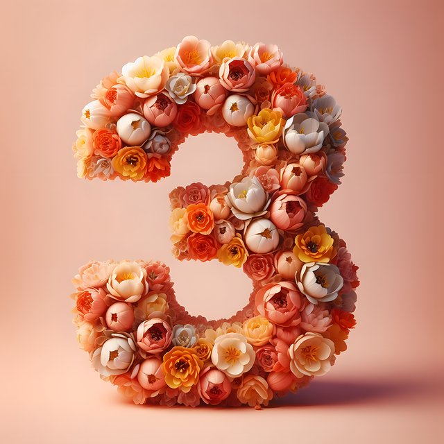 Free ai generated number nature illustration