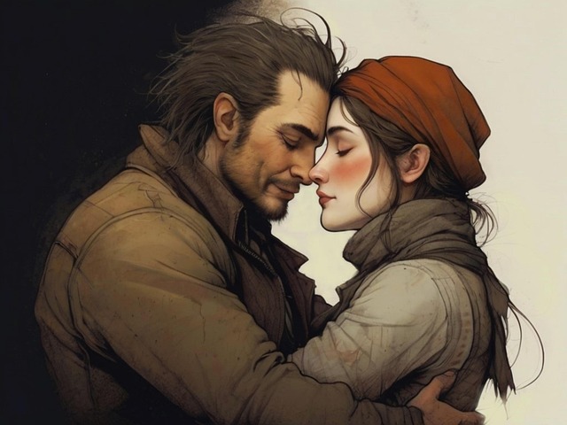 Free Ai Generated Lovers illustration and picture