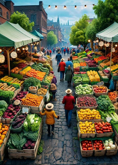 Free Farmers Local Market Street Market illustration and picture