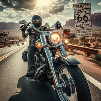 Motorcykel, Harley, Motor, Krom, Frihed