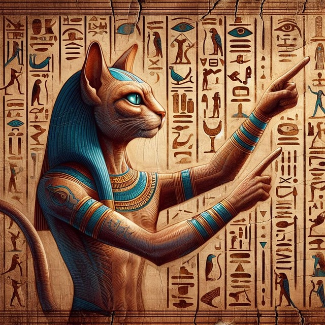 Free ai generated egypt papyrus illustration