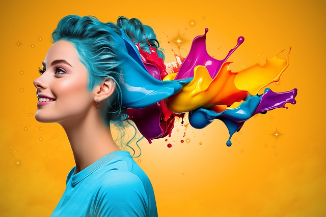 Free ai generated woman hairstyle illustration