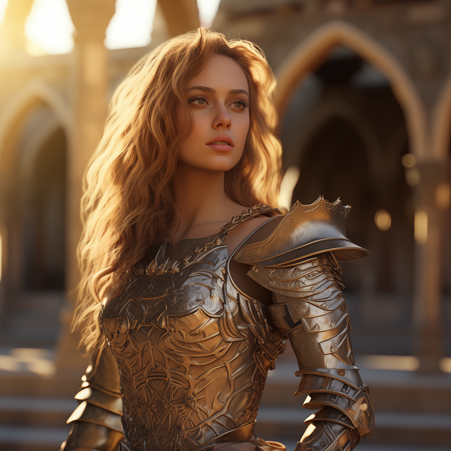 Download free HD stock image of Ai Generated Woman Free ai generated woman warrior illustration