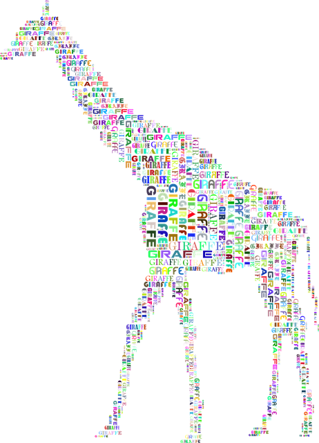 Free giraffe animal nature vector