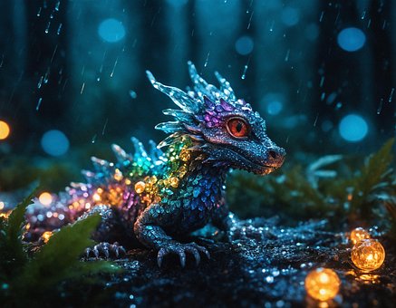 Ai Gerado, Dragão, Criatura, Mítico