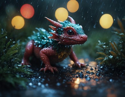 Ai Gerado, Dragão, Criatura, Mítico