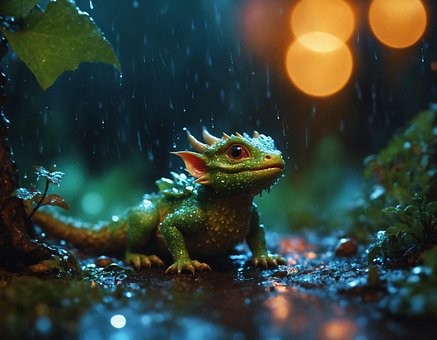 Ai Gerado, Dragão, Criatura, Mítico