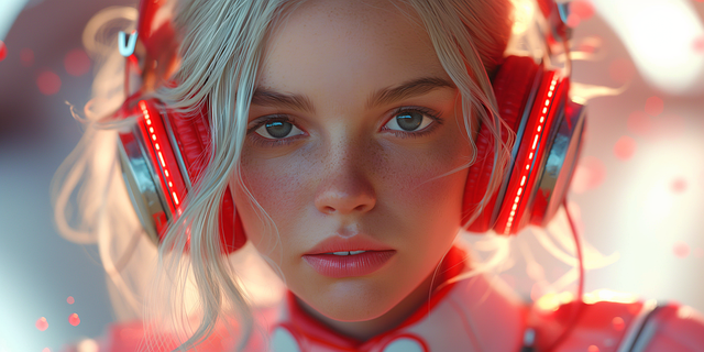 Free girl cyberpunk female illustration