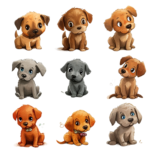 Download free HD stock image of Ai Generated Puppy Free ai generated puppy nature illustration