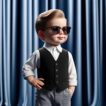 Ai Generado, Niñito, Moda, Niño, Linda
