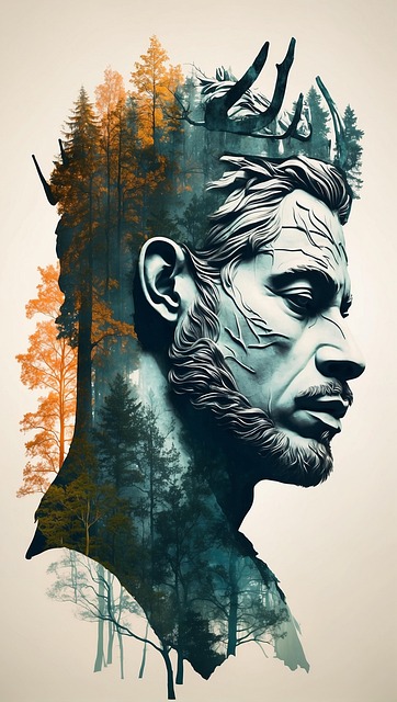 Free ai generated man king illustration