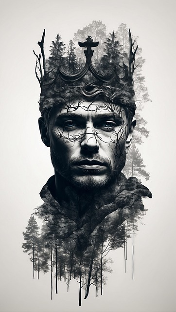 Free ai generated man king illustration