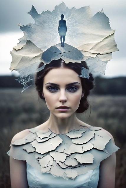 Free ai generated woman portrait illustration