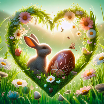 Free Easter Rabbit illustration and picture