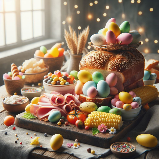 Free ai generated eggs easter eggs illustration