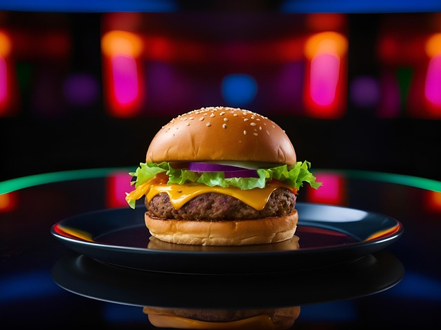Free ai generated burger hamburger illustration