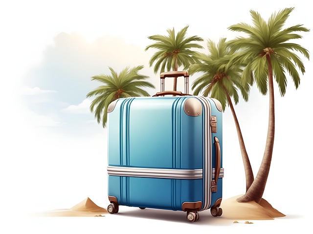 Free ai generated suitcase bag illustration