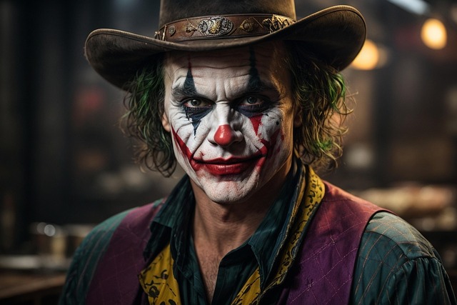 Download free HD stock image of Ai Generated Joker Free ai generated joker clown illustration