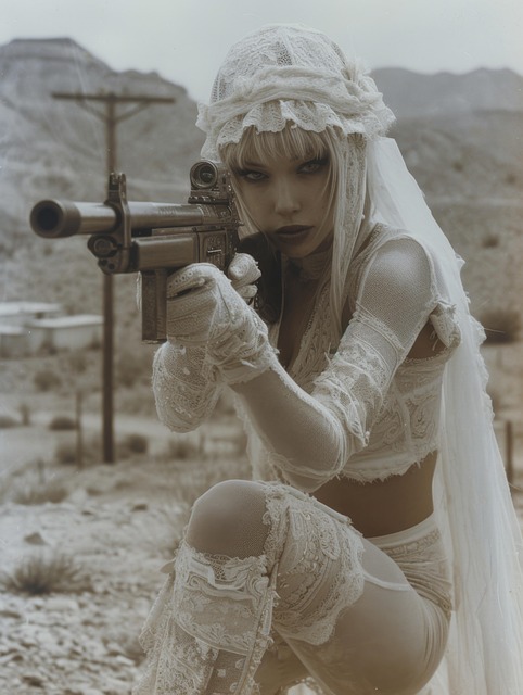 Free bride gun rifle illustration