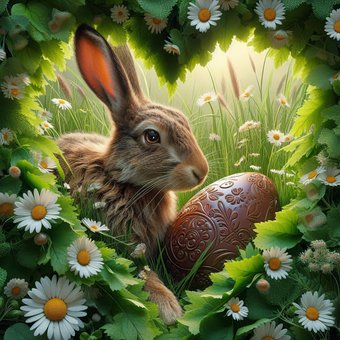 Free Ai Generated Hare illustration and picture