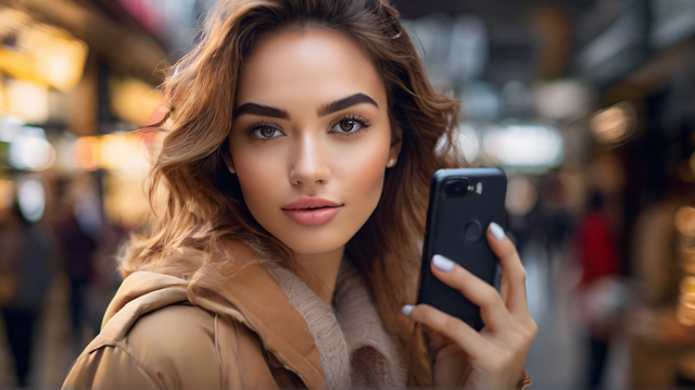 Free ai generated woman model illustration
