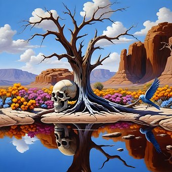 Free Ai Generated Lake illustration and picture