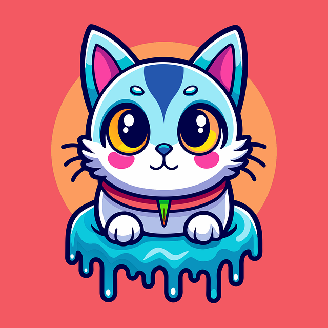 Free ai generated cat kitten vector