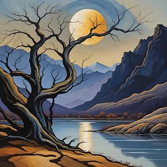 Free Full Moon Nature photo and picture