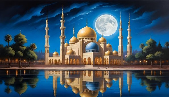 Free Mosque Building illustration and picture