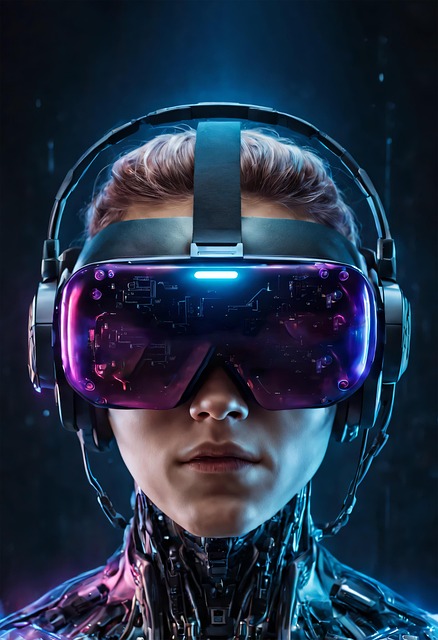 Free ai generated futuristic robot illustration