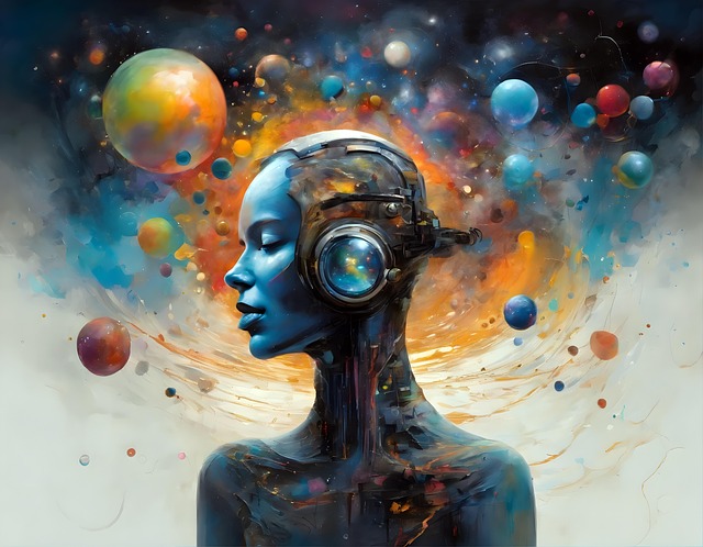 Ai Genereret, Futuristisk, Robot, Cyborg