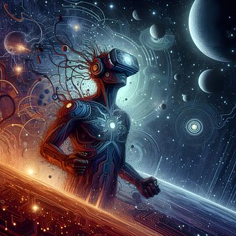 Ai Genereret, Robot, Cyborg, Futuristisk