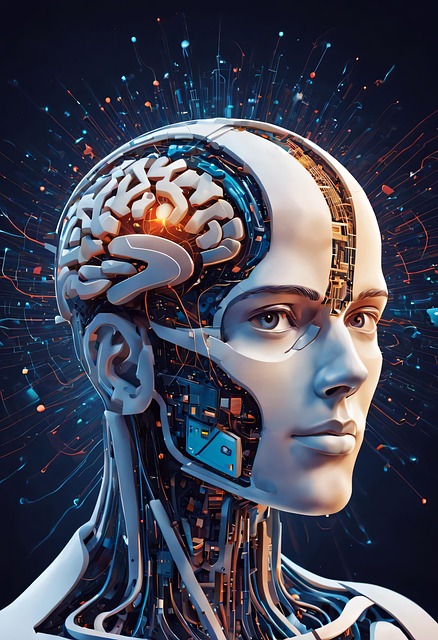 Free artificial intelligence machine learning illustration