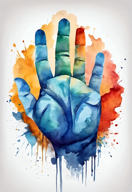 Free hand freedom fist illustration