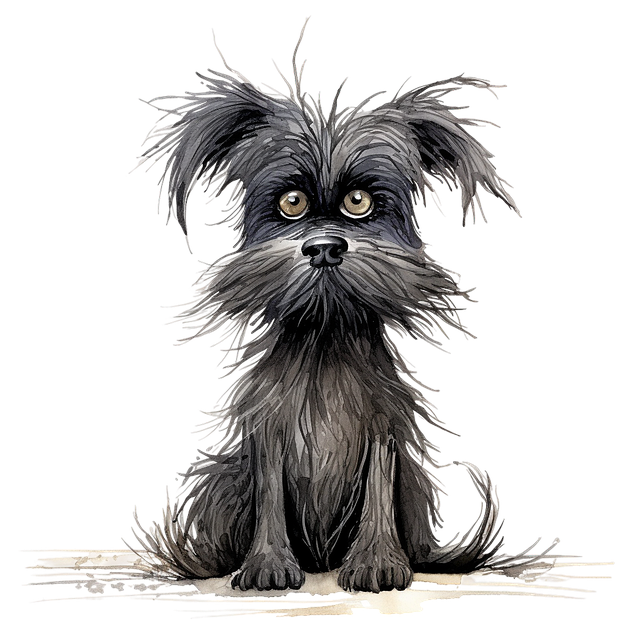 Free ai generated dog nature illustration