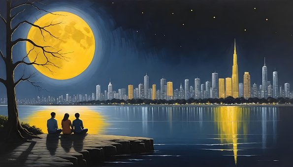 Free Moon City photo and picture