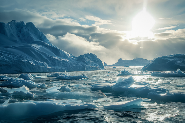 Download free HD stock image of Ai Generated Sea Free ai generated sea arctic illustration