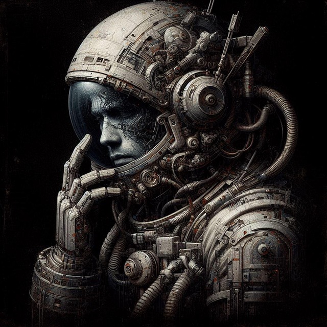Free ai generated astronaut space illustration