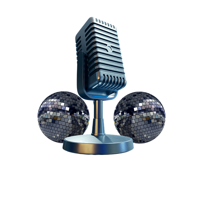 Free microphone karaoke night mic illustration