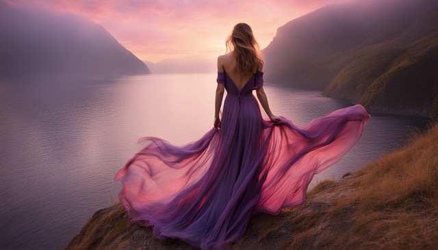 Free ai generated woman field illustration