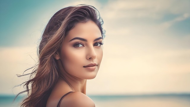 Free woman beauty portrait illustration