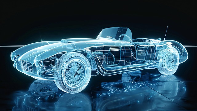 Download free HD stock image of Ai Generated Car Free ai generated car holographic illustration