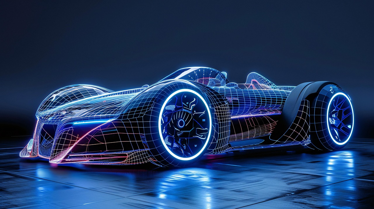 Free ai generated vehicle blueprint illustration