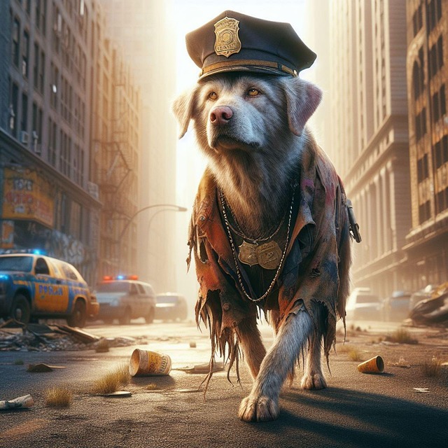 Free ai generated dog mascot illustration
