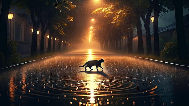 Andar, Gato Caminando