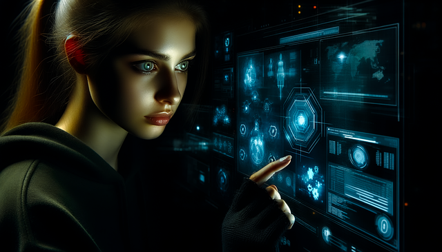 Ai Gegenereerd, Vrouw, Computer